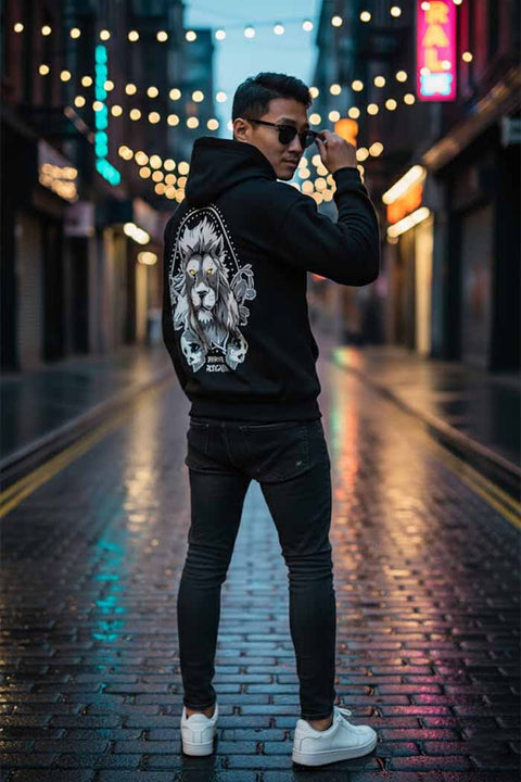 Conqueror's Roar Hoodie - 450 GSM - Phantom Regalia