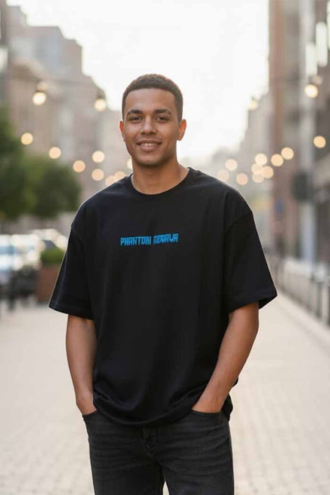 Resilient Elephant Oversized Tee - 230 GSM - Phantom Regalia